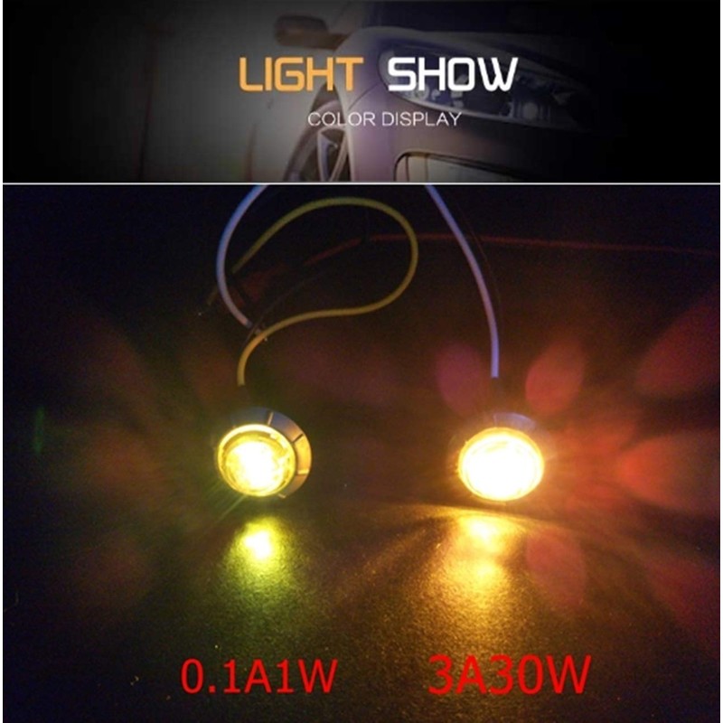 S.fields.inc Cowl Turn Signal Side Marker LED Recessed Bike 2