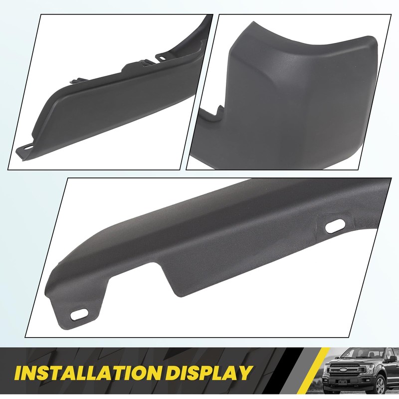 KUAFU Rear Bumper End Cap Compatible with 2016-2023 Toyota Tacoma
