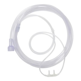 Medline Adult Soft-Touch Nasal Cannula with 7' Tubing and Universal Connectors, Each