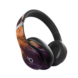 MightySkins Carbon Fiber Skin Compatible with Beats Studio Pro - Swirl Galaxy | Protective, Durable Textured Carbon Fiber Finish | Easy to Apply