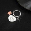 DIVSIC Christmas Gift Grandma Keyring Grandma Mother's Day Gifts
