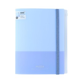 Sunstar Stationery Clear File with Band Mitte Nemophila Blue S2173050