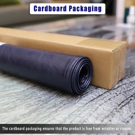 AmazeCov Non Slip Headrest Cover for Furniture Slipcovers,Faux Leather Headrest Protector for Recline Chair Vinyl Head Protector Cover for Sofa,Theater Seat Cover for Home & Office 17x27 in, Navy