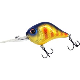 Bill Lewis Lures Lifelike MR-12 Mid-Range MDJ Series 12Ft Floater Diver 3/4 OZ Crankbait Fishing Wobble Lure for Freshwater, Bluegill