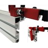 CarAngels Wood Shoot Dedicated Limiter, Red Miter Truck Positioning T-Track