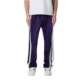 mnml Men's Baggy Velour Track Pants Purple