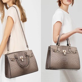 Dasein Women Handbags and Purses Ladies Shoulder Bag Top Handle Satchel Tote Work Bag with Wallet