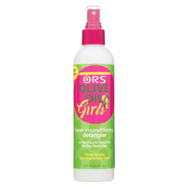 ORS Olive Oil Girls Leave-In Conditioning Detangler 8.5 oz (Pack of 2)