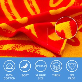 VOOVA & MOVAS Hooded Towel Adult (75X40 Inches,14Years Up)-Palm, Thick Cotton Wearable Bath Towels for Women Plus Size, Swim Towels for Women, Adult Towel Pocho for Bathroom, Home, Pool Use