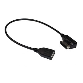 HQRP MDI AMI/MMI/USB Cable Adapter Compatible with Volkswagen Amarok, Beetle, EOS, Golf, Jetta, Multivan, Passat, Polo, Scirocco, Touran, Tiguan, Touareg; Audi A1, A3, A4, A5, A6, A7, A8, Q3, Q5, Q7