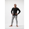 DEVOPS 2 Pack Men's Thermal Long Sleeve Compression Shirts ((X-Large,
