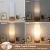 Bedside Table Lamp, 3 Way Touch Control Table Lamp with