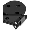 QWORK® 4 Pieces Folding Flip Hinges 180 Degree Hinges, Drop