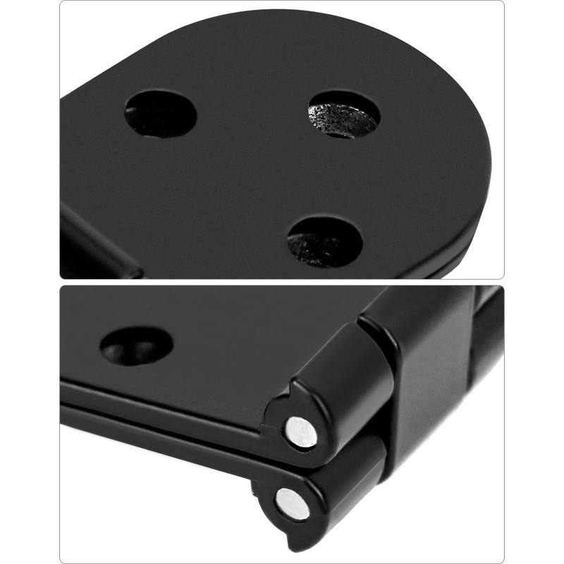 QWORK® 4 Pieces Folding Flip Hinges 180 Degree Hinges, Drop