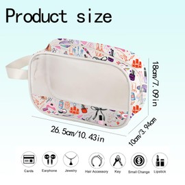 UJIMS Nail Technician Gift NailTech Toiletry Cosmetic Bag Nail Stylist Artist Gift Manicurist Cosmetology Gifts (NailTechnician Mbag)