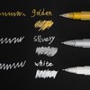 SMOOTHERPRO Silver Gel Pen Set, 3 Pcs 1.0 mm Bold