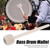Drum Mallet, Bass Drum Mallet Stick with Wool Felt Head