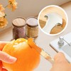 Mrltau 304 Stainless Steel Citrus Peeler, Ergonomic Orange Peeler, Safe