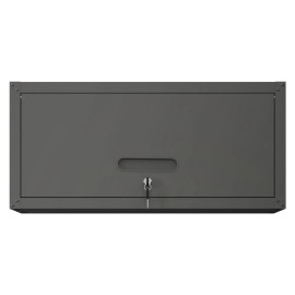 Heavy Duty Metal Black Wall Mounted Tool Storage Cabinet for Garage Workshop Assembly Requiredcolor: Black Color