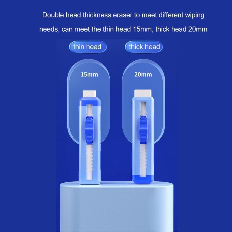 Push Pull Eraser Pencil Erasers Students Writing Tool Double Ended