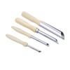 Leewoth 4PCS Circular Cutting Machine with Wooden Handle, Stainless Steel
