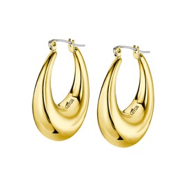LOTUS STYLE LS2349-4/2 Urban Woman Women's Earrings Made of 316L Stainless Steel, Stainless Steel, No Gemstone, Stainless Steel, No Gemstone