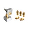 22pcs 3D Printer Nozzles,MK8 Brass Extruder Nozzle Print Head and