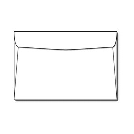 Thick 28lb White 6" x 9" Envelopes - Bulk 250 Envelopes Pack - Gummed Booklet Flap - 6x9 Inch - for Professional, Business, School, or Home