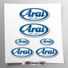 Sticker Set Compatible with Arai Helmet, Sticker for Motorcycle Helmet