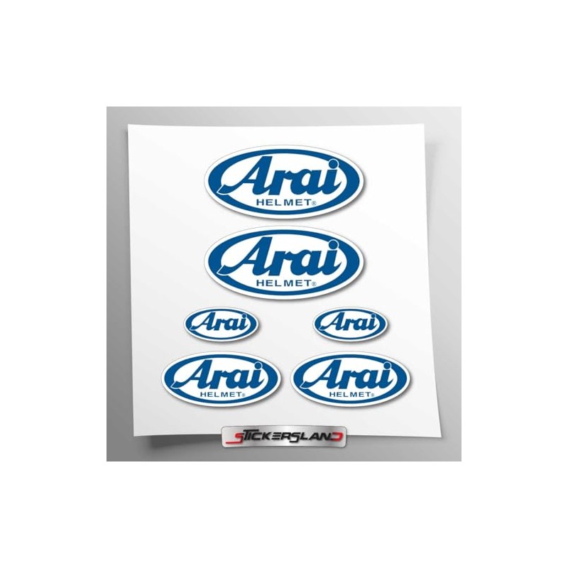 Sticker Set Compatible with Arai Helmet, Sticker for Motorcycle Helmet