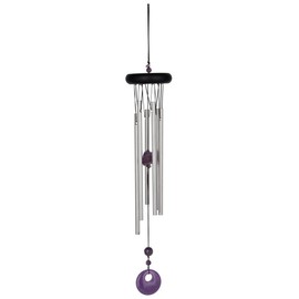 Woodstock Windspiel Chakra Chime, Silber, 46,9 cm