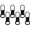6pcs Replacement Zipper Pull Detachable Zipper Pull Tabs Metal Extender