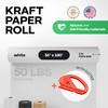 IDL Packaging White Kraft Paper Roll 36" x 2160" (180