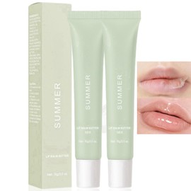 2PCS Summer Moisturizing Natural Lip Balm,Friday Conditioning Lip Mask and Lip Balm,Summer Lip Butter Balm,Friday Lip Butter Balm,Plumping Lip Gloss,Tinted Lip Balm,Lip Moisturiser,Plumping Lip Balm