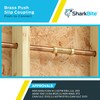 SharkBite 1 x 1 in Slip Coupling, Push-to-Connect Brass Plumbing