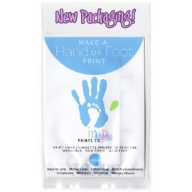 Imp Prints Co Baby Hand Print Footprint Paint Wipe Kit (Blue)