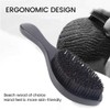 Roarrter 2 Pcs Magic-Wave Brush Curved Wave Brush Men'S Styling