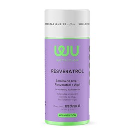 Nutrition Resveratrol Semilla Uva Acaí Berry Antioxidante 120 Cápsulas Meses Consumo Suplemento Salud Cardiovascular Antienvejecimiento