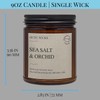 Sea Salt & Orchid | Arctic Wicks Handmade Scented Coconut