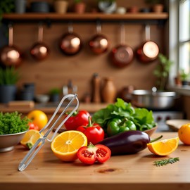 1Pc Stainless Steel Rotary Peeler Multi-function Peeling Knife,potato Carrot Hand Peeler Food Fruit Vegetable Cutter Kitchen Tools,vegetable Grater Melon Planer,Graters, Peelers and Slicers