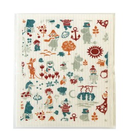 Eoct Econfort House Sponge Wipe, Friends of the Moomin Valley, Orange