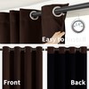 BGment Thermal Insulated 100% Blackout Curtains for Bedroom with Black