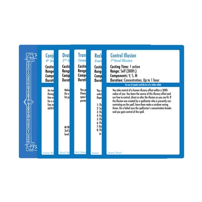 Gemhammer Grimoire Spell Cards