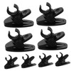 BESPORTBLE 10pcs Lavalier Mic Clips Secure Tie Clips for Microphone