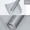 LZLRUN 3D Carbon Fiber Vinyl Wrap Roll with Air Release