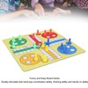 Ludo Chess Set Folding Roll Up Board Game Pad with