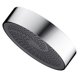 AULEEND，high pressure shower heads，with Anti-Clog Rubber Jets - 360° Rotation Adjustable Shower Head -7.87inches (Chrome)