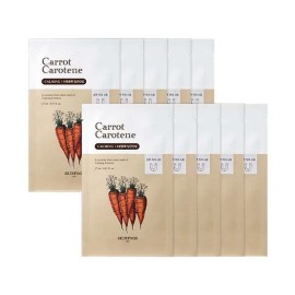 skin food Carrot carotene mask pack 10 sheets / 캐롯 카로틴 마스크팩 10매