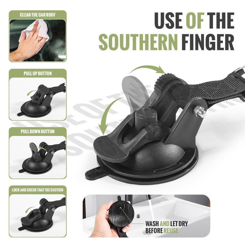 FEIWOOD GEAR Heavy Duty Suction Cup Security Hooks for Camping(1