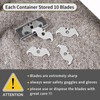 Vickay 30 Pack Utility Knife Hook Blades, SK5 Steel Heavy
